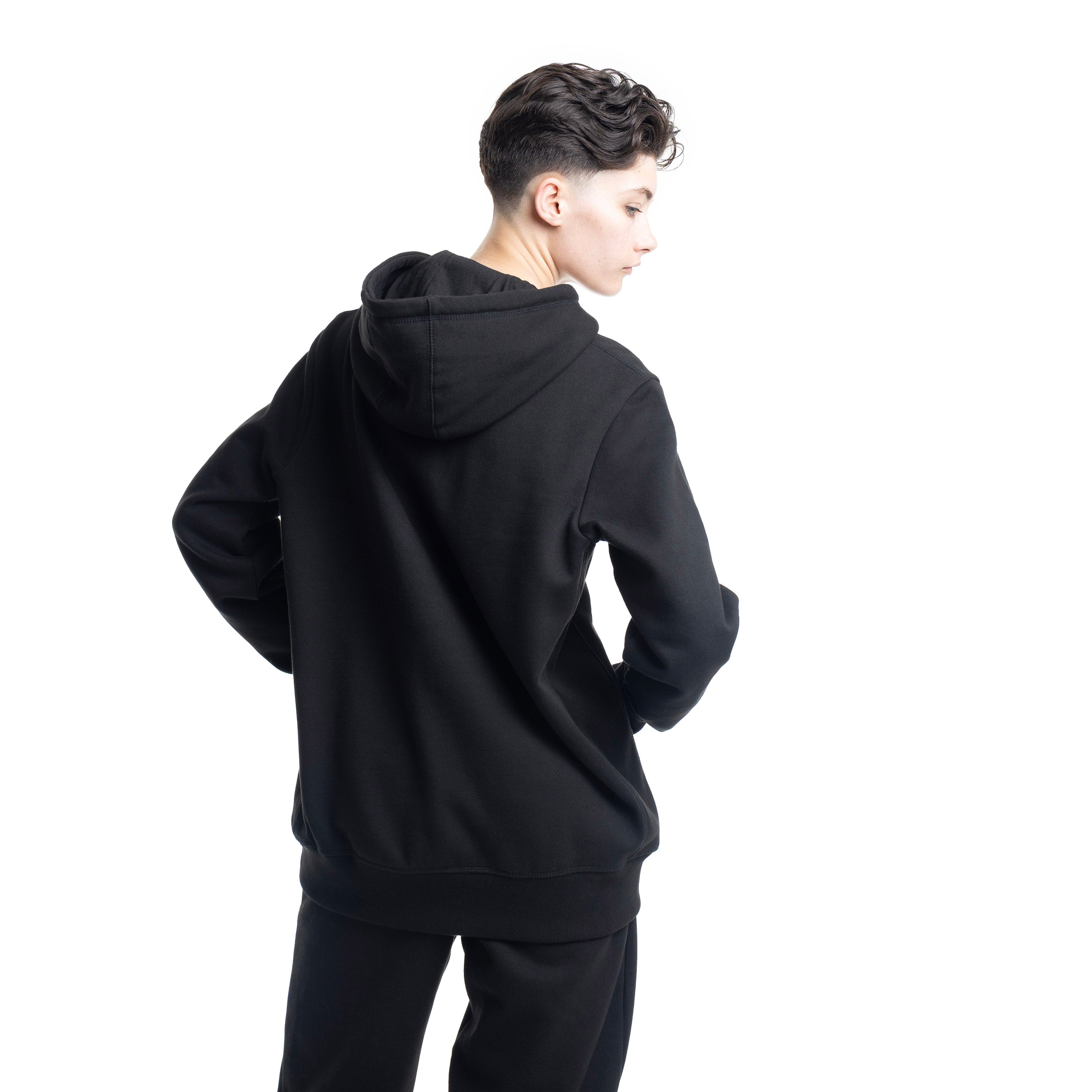Obsidian Black Organic Hoody
