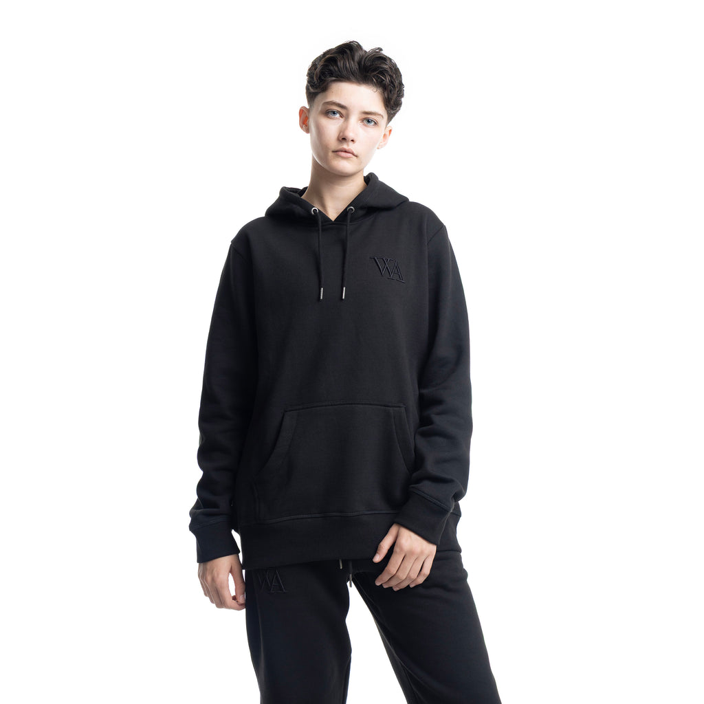 Obsidian Black Organic Hoody