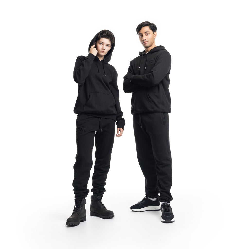 Obsidian Black Organic Hoody