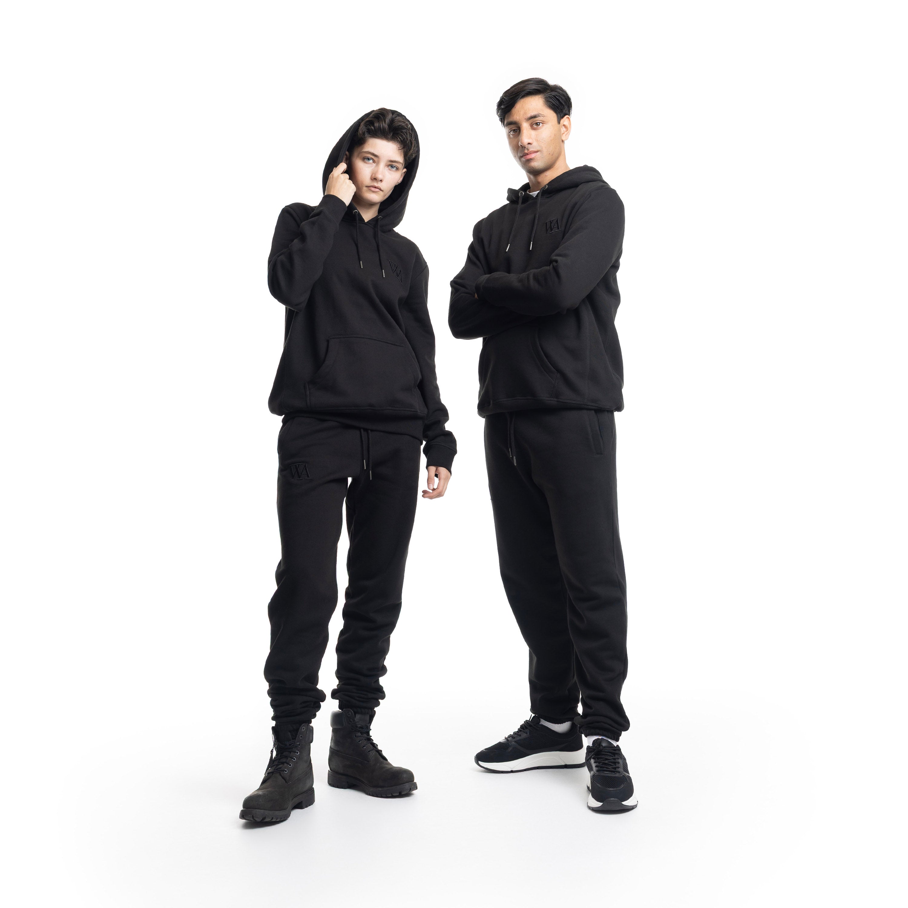 Obsidian Black Organic Hoody