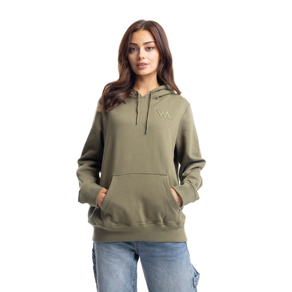 Olive Green Organic Hoody