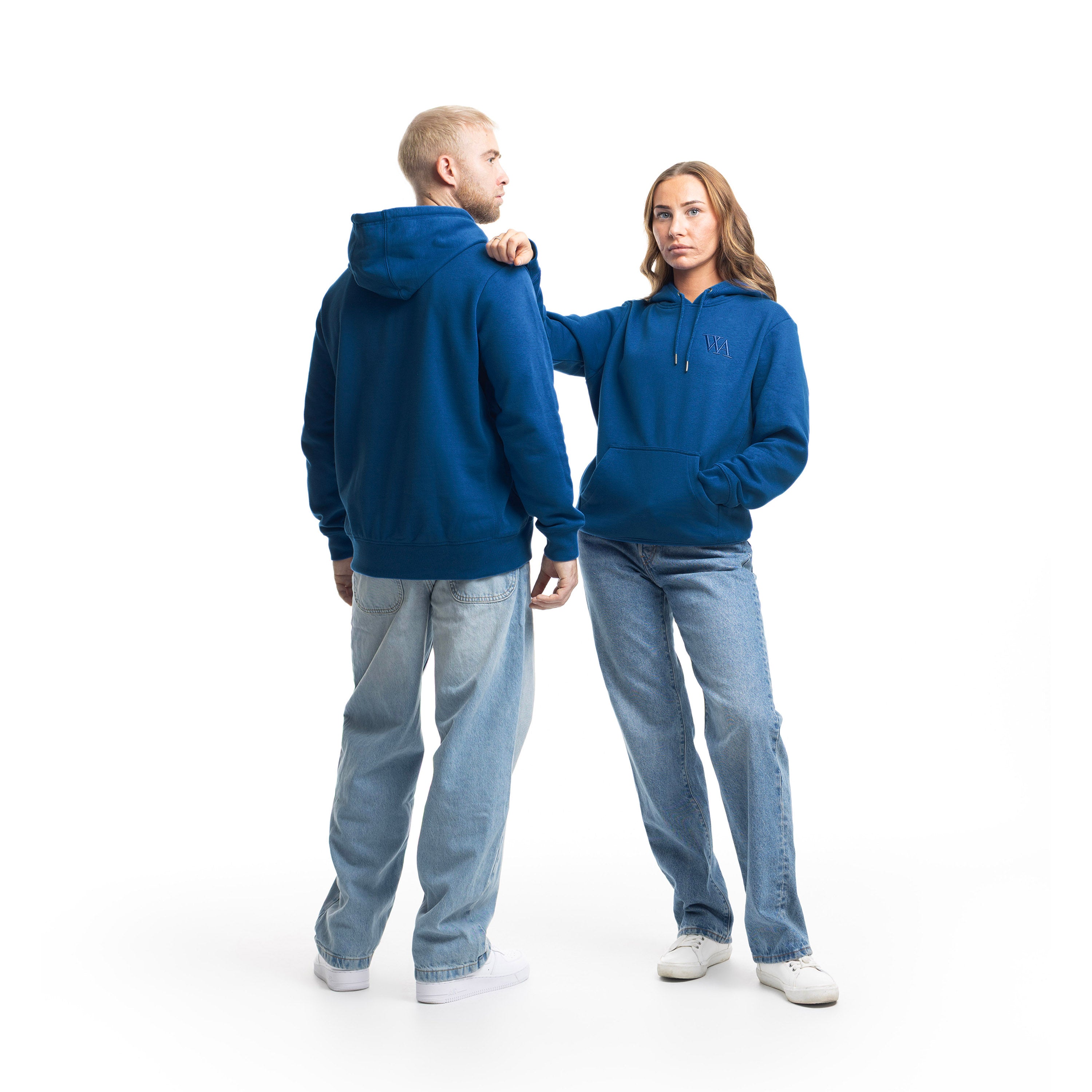 French Blue Organic Hoody