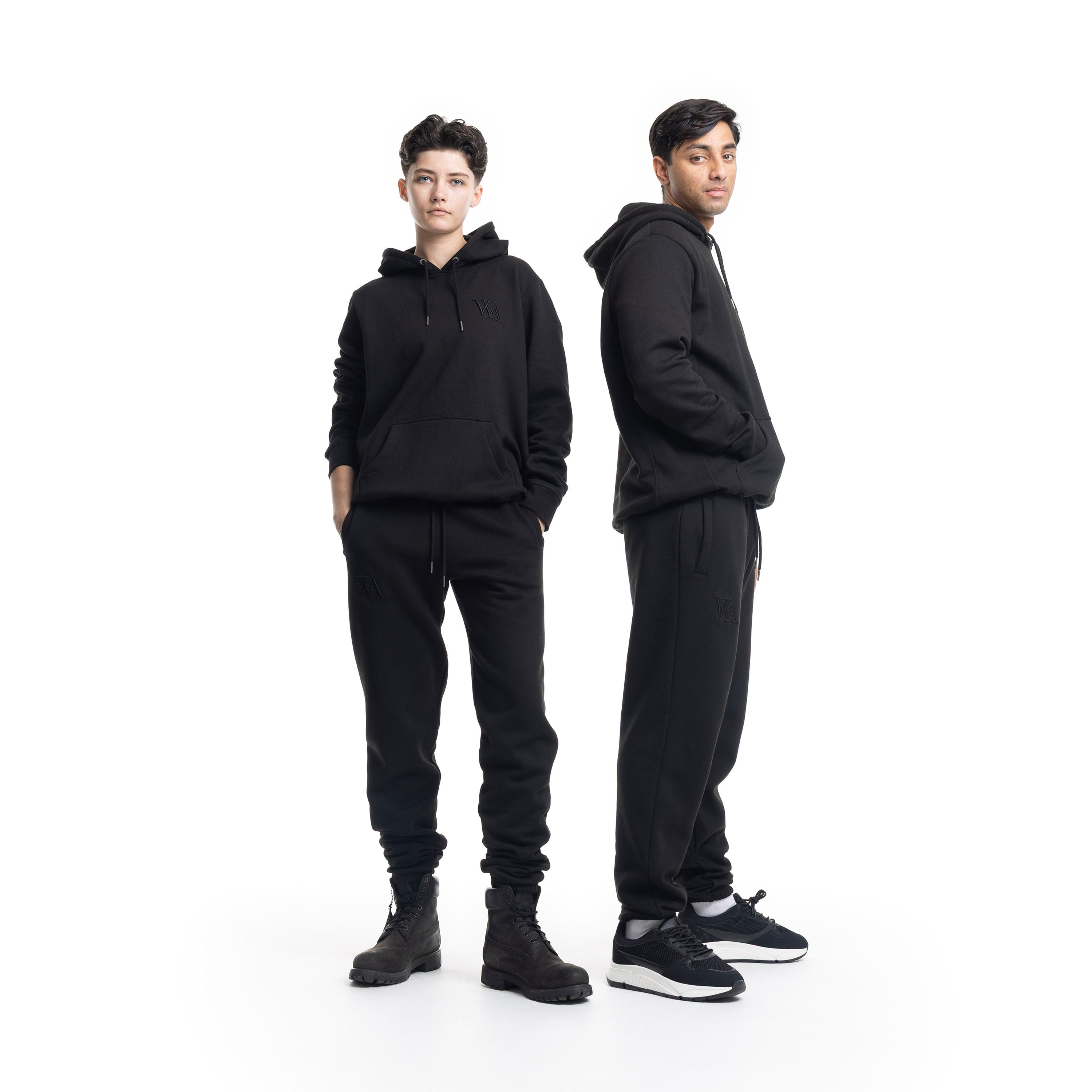 Obsidian Black Organic Bottoms